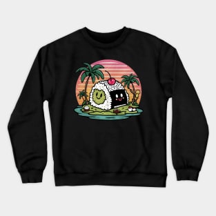 Greate musubi on island - retro vibes Crewneck Sweatshirt